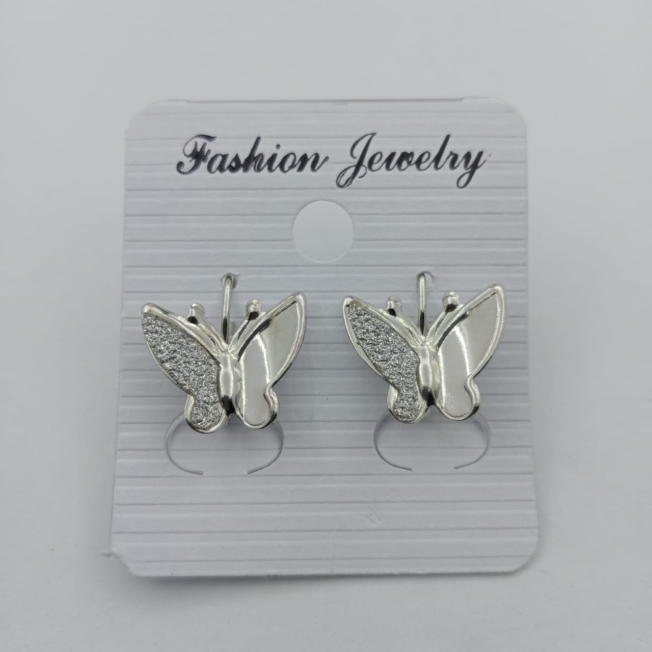 Women's Butterfly Design Earrings (Silver)